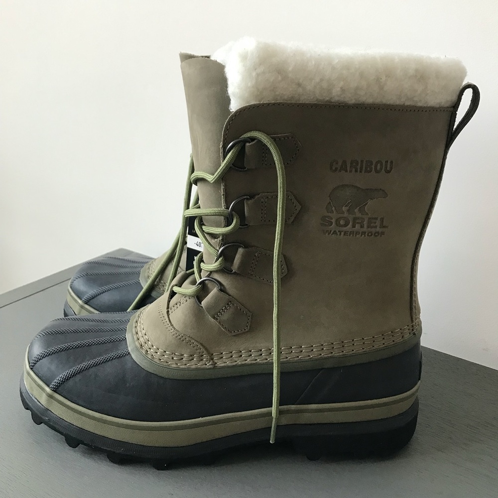 NWT Men's Sorel Caribou Snow Hiking Boot Size 10.5